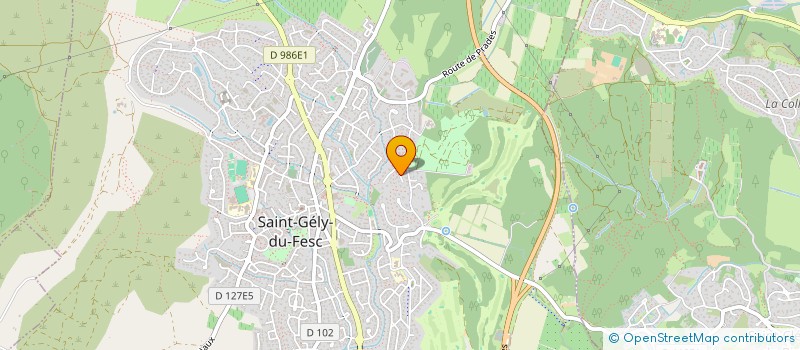 localisation de l'entreprise SCI FRESCO  SAINT-GELY-DU-FESC