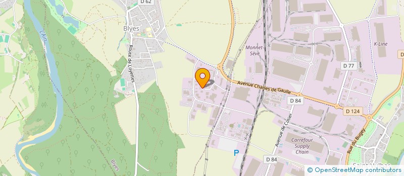 localisation de l'entreprise SCI FRESEMAG  BLYES