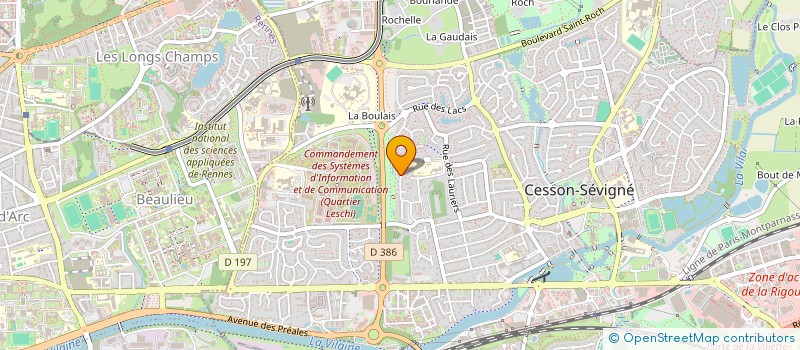 localisation de l'entreprise SCI FRESIA à CESSON-SEVIGNE