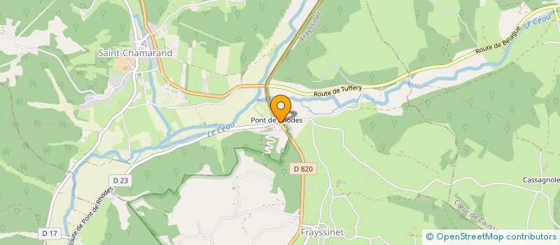 localisation de l'entreprise SCI FRESQUET CYTHERE  FRAYSSINET