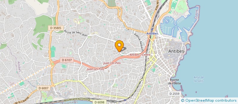 localisation de l'entreprise SCI FRESTAMECO à ANTIBES