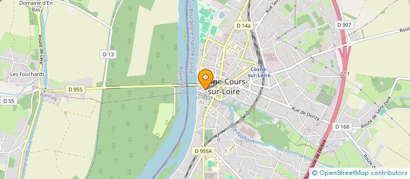 localisation de l'entreprise SCI FRESTECHRIS à COSNE-COURS-SUR-LOIRE