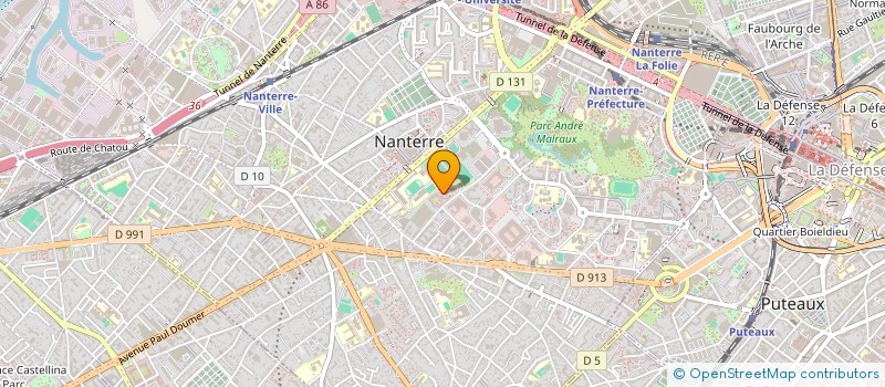 localisation de l'entreprise SCI FRESTIMO  NANTERRE