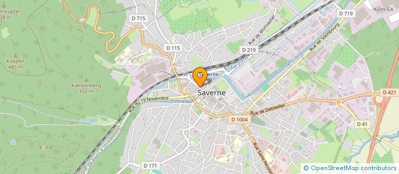 localisation de l'entreprise SCI FRET PRO  SAVERNE