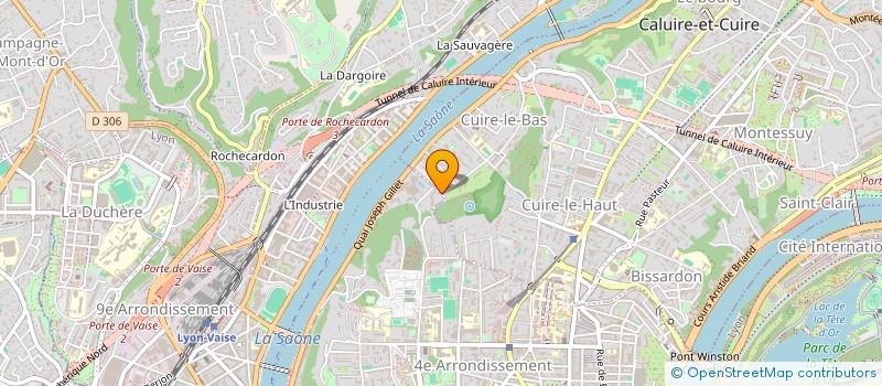 localisation de l'entreprise SCI FRETER 2  LYON