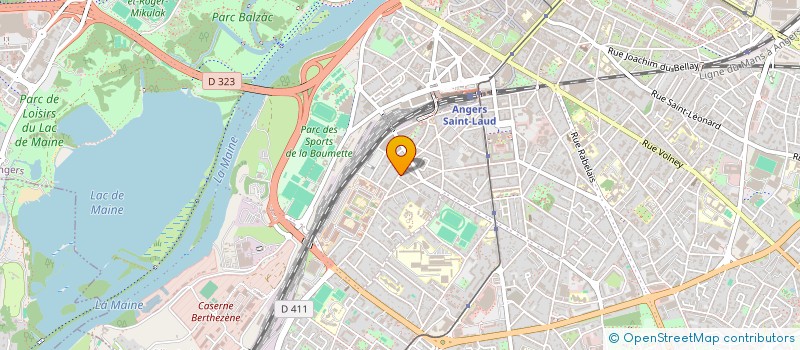 localisation de l'entreprise SCI FRETIGNE à ANGERS