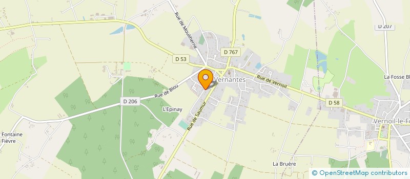 localisation de l'entreprise SCI FRETIGNY à VERNANTES