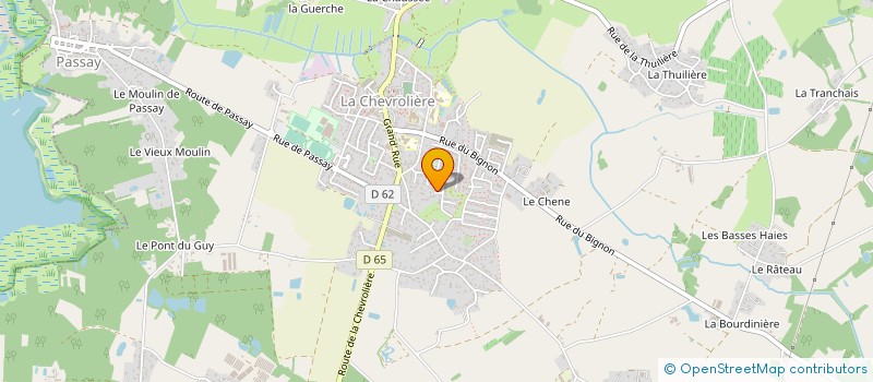 localisation de l'entreprise SCI FRETIMMO  LA CHEVROLIERE