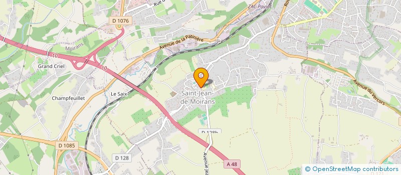 localisation de l'entreprise SCI FRETTISSIMO  SAINT-JEAN-DE-MOIRANS