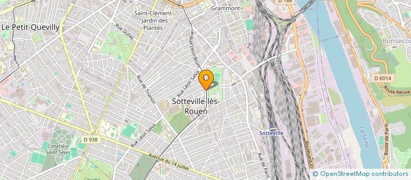 localisation de l'entreprise SCI FREVAL à ROUEN