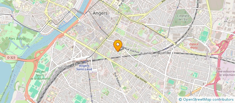 localisation de l'entreprise SCI FREVAM921 à ANGERS