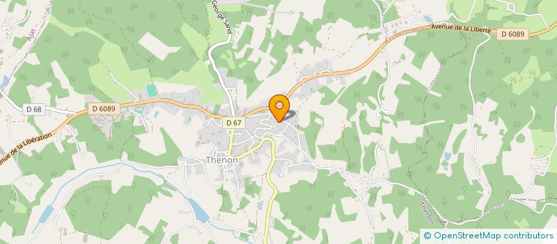 localisation de l'entreprise SCI FREVAMA  THENON