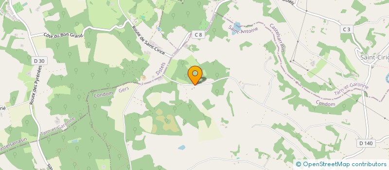 localisation de l'entreprise SCI FREYA  SAINT-ANTOINE