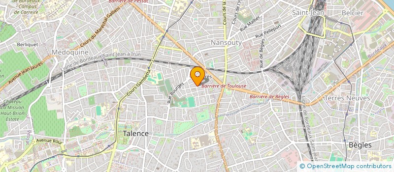 localisation de l'entreprise SCI FREYCINET  TALENCE