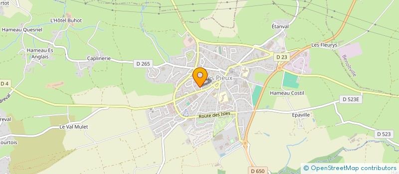 localisation de l'entreprise SCI FREYDIMO  LES PIEUX