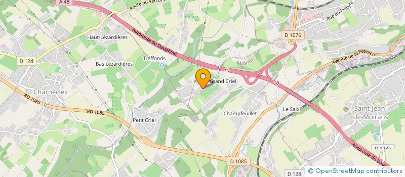 localisation de l'entreprise SCI FREYDURE  SAINT-CASSIEN