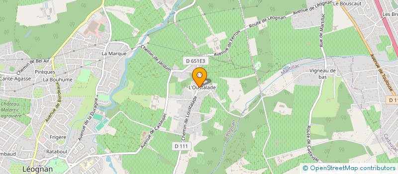 localisation de l'entreprise SCI FREYSSINET  LEOGNAN