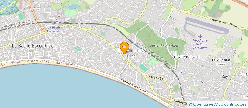 localisation de l'entreprise SCI FREZ ASSOCIES  LA BAULE-ESCOUBLAC