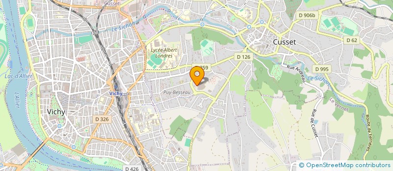 localisation de l'entreprise SCI FREZARD THOMAS à CUSSET