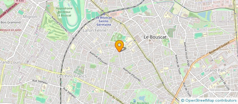 localisation de l'entreprise SCI FREZIAH  LE BOUSCAT