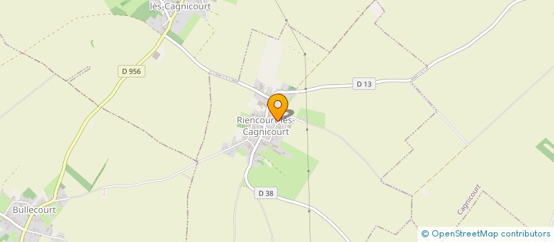 localisation de l'entreprise SCI FRH  RIENCOURT-LES-CAGNICOURT