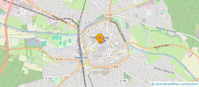 localisation de l'entreprise SCI FRH  HAGUENAU