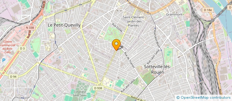 localisation de l'entreprise SCI FRIBA à ROUEN