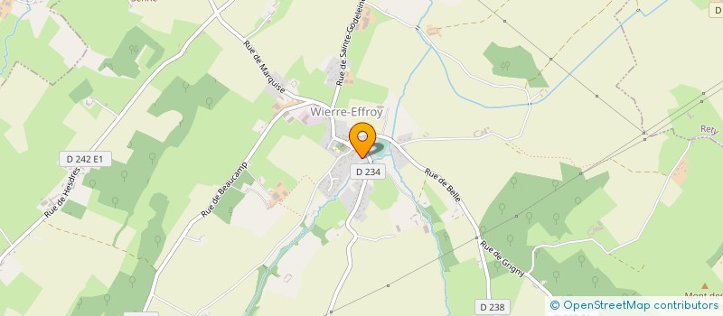 localisation de l'entreprise SCI FRICABAL  WIERRE-EFFROY