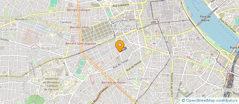 localisation de l'entreprise SCI FRICAIN  BORDEAUX