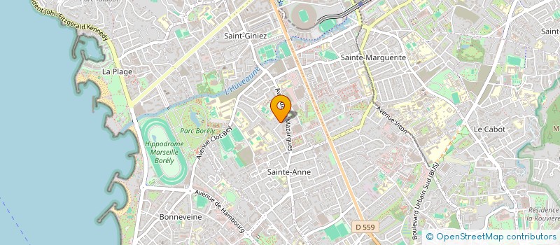 localisation de l'entreprise SCI FRICHE DE L'ESCALETTE à MARSEILLE 8EME