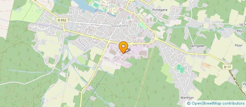 localisation de l'entreprise SCI FRIDMANN SINGIER  SOUSTONS