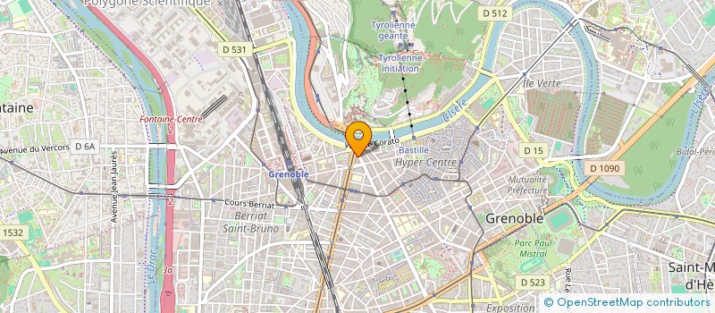 localisation de l'entreprise SCI FRIDY à GRENOBLE