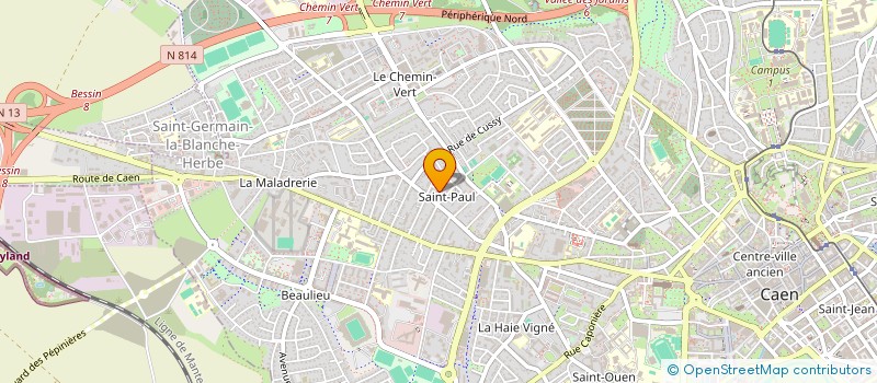 localisation de l'entreprise SCI FRIEND STREET à CAEN