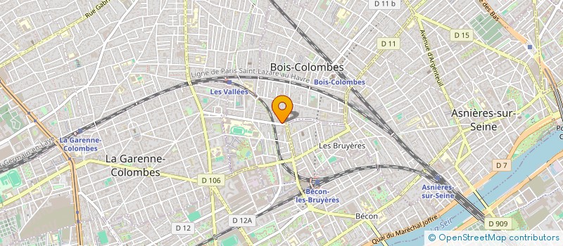 localisation de l'entreprise SCI FRIENDLAND DANREMONT à BOIS-COLOMBES