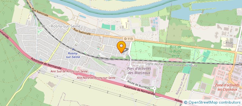 localisation de l'entreprise SCI FRIENDS  ROSNY-SUR-SEINE