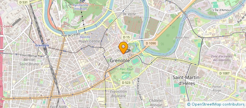 localisation de l'entreprise SCI FRIGERIO à GRENOBLE