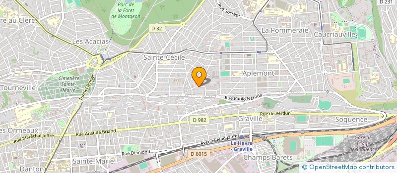 localisation de l'entreprise SCI FRILEUSE  LE HAVRE