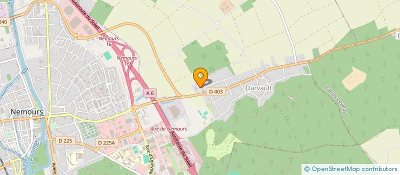 localisation de l'entreprise SCI FRIMO  DARVAULT