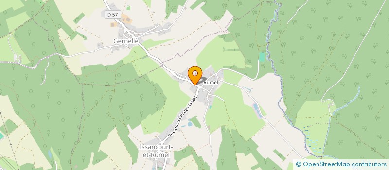 localisation de l'entreprise SCI FRINOT  ISSANCOURT-ET-RUMEL