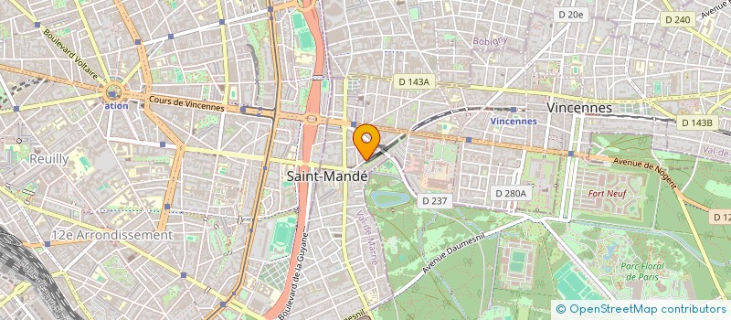 localisation de l'entreprise SCI FRION  SAINT-MANDE