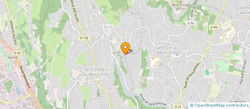 localisation de l'entreprise SCI FRIPOULOUGUS  SAINT-CYR-AU-MONT-D'OR