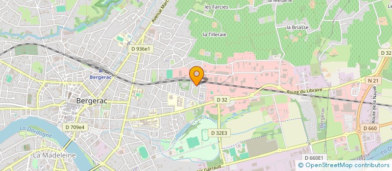 localisation de l'entreprise SCI FRISBY à BERGERAC