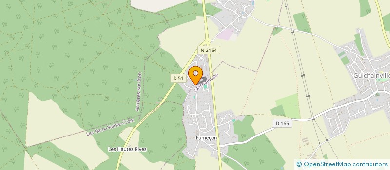 localisation de l'entreprise SCI FRISEMAU  GUICHAINVILLE