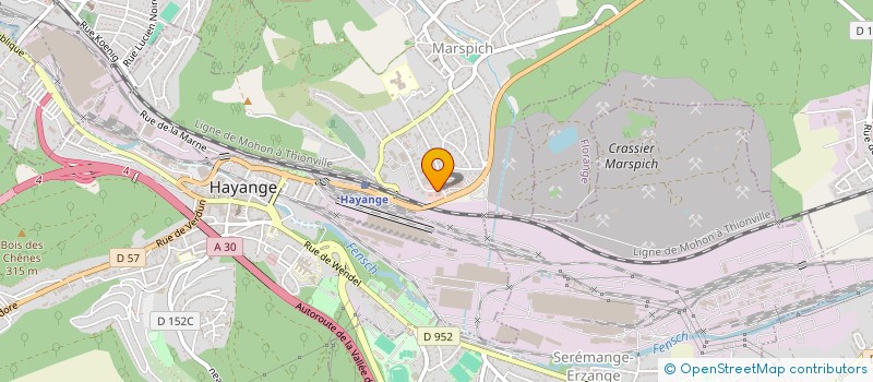 localisation de l'entreprise SCI FRISER  HAYANGE