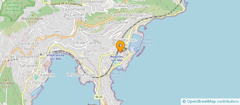 localisation de l'entreprise SCI FRISIA à BEAULIEU-SUR-MER