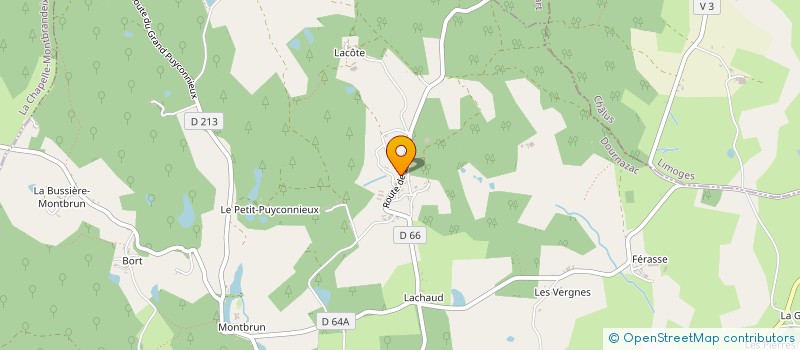 localisation de l'entreprise SCI FRISPA  DOURNAZAC