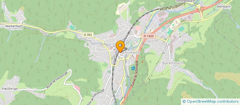 localisation de l'entreprise SCI FRITSCH  MUHLBACH-SUR-BRUCHE