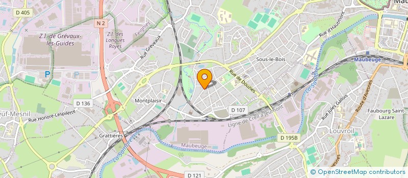 localisation de l'entreprise SCI FRIZ  MAIRIEUX