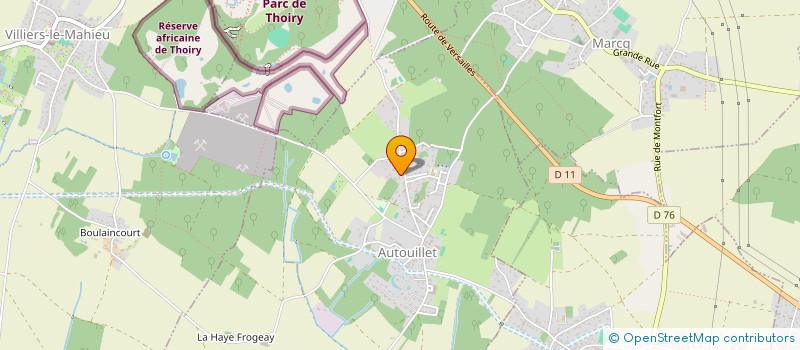 localisation de l'entreprise SCI FRIZOU  AUTOUILLET