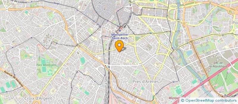 localisation de l'entreprise SCI FRJ  MONTPELLIER